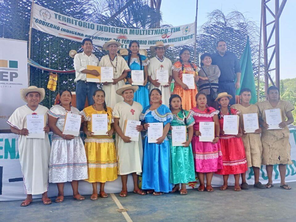 El Territorio Multiétnico hace historia al acreditar a su primer gobierno autónomo indígena del Beni
