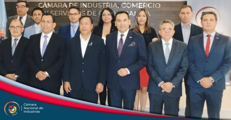 Arce participa en la primera jornada del Consejo Nacional de Presidentes y Gerentes de Cámaras de Industria de Bolivia