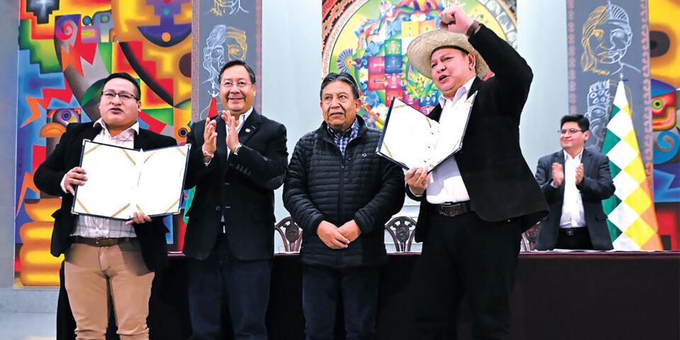 Arce promulga el PGE Reformulado 2023 y critica el 'doble discurso' de parlamentarios