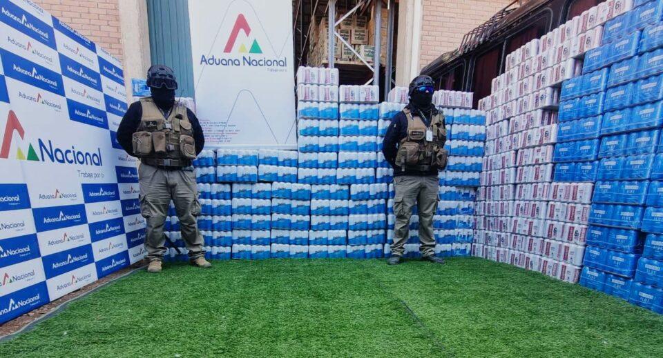 Aduana de Oruro comisa 7 toneladas de productos argentinos valuados en Bs 1,9 MM