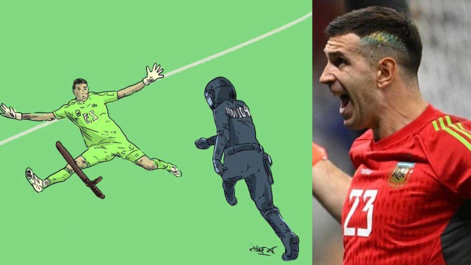 El valiente gesto de Emiliano Martínez con la hinchada argentina tras agresión policial en Brasil