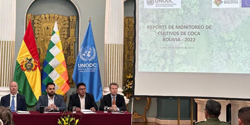 Bolivia reduce en un 2% cultivos de coca entre 2021 y 2022