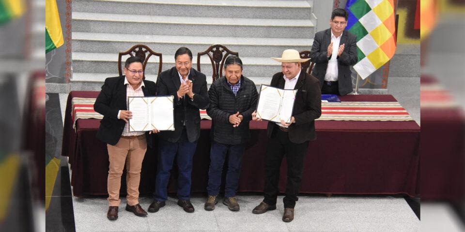 Arce promulga la Ley de Modificaciones al Presupuesto General del Estado 2023