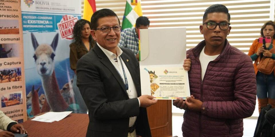 51 comunidades reciben Bs 3,2 millones por la venta de lana de vicuña