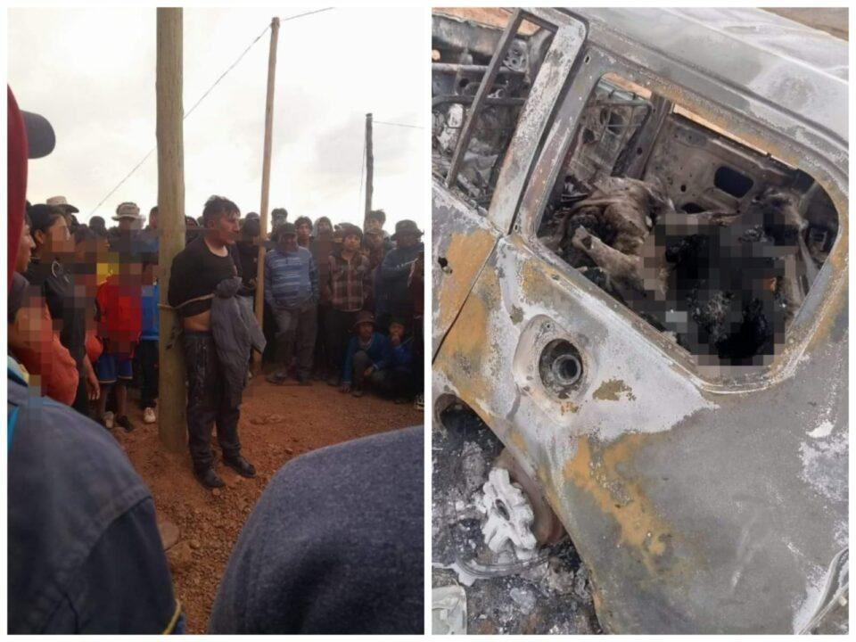 En Potosí lincharon a dos hombres y sus cuerpos están desaparecidos