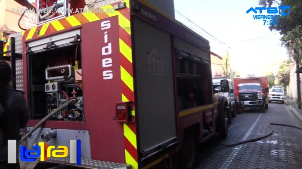 Se registra un incendio en el penal de Obrajes