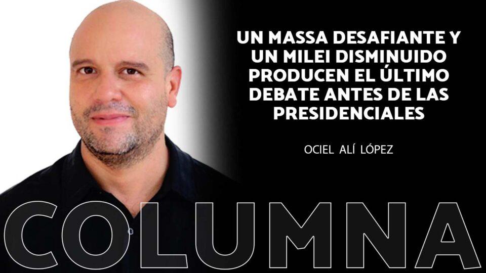 Un Massa desafiante y un Milei disminuido producen el último debate antes de las presidenciales