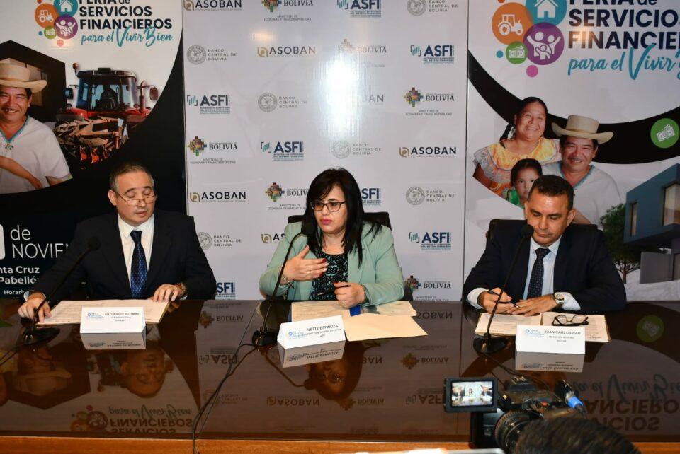 Feria de Servicios Financieros para el Vivir Bien llega a Santa Cruz