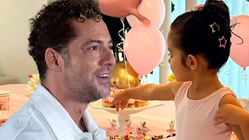 Tierno momento de David Bisbal junto a hija Bianca