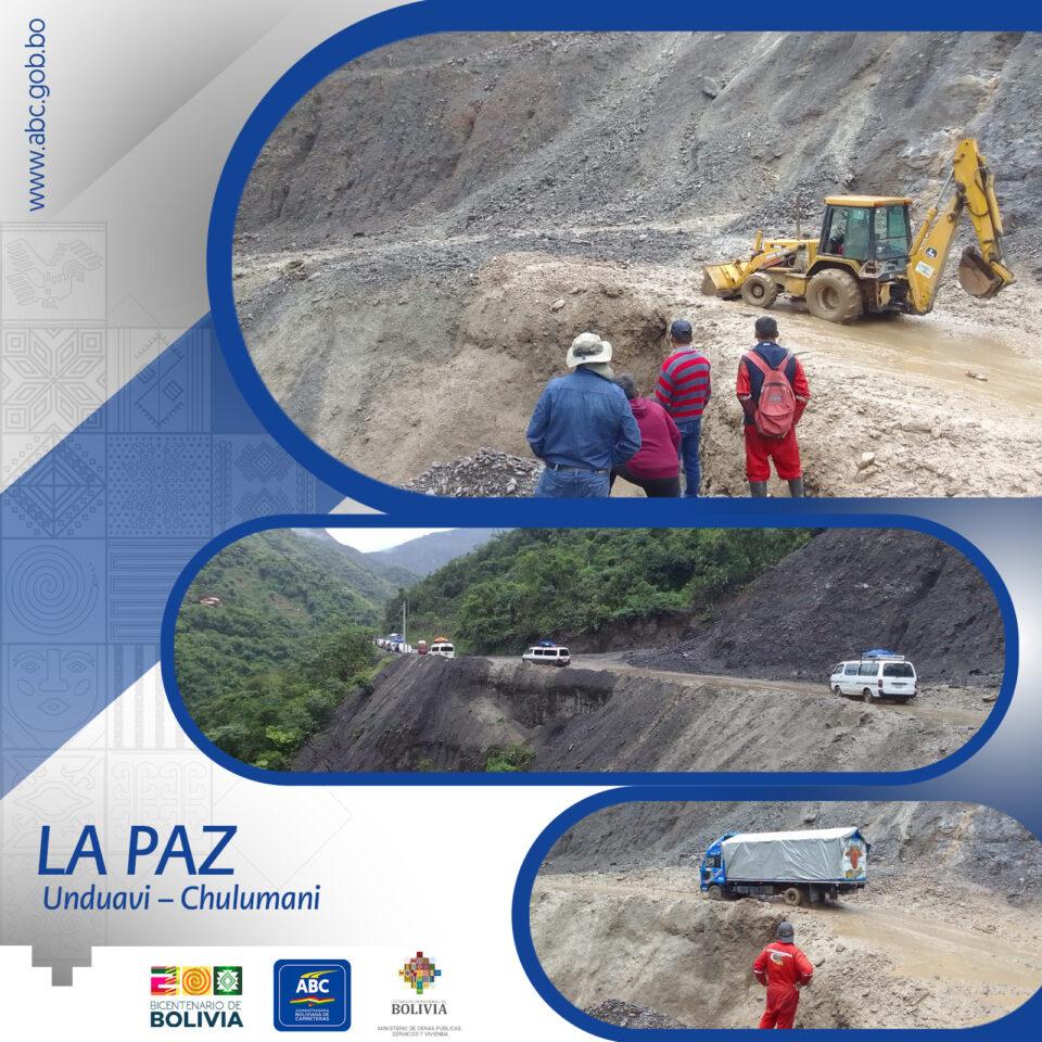Tramo Unduavi – Chulumani, en el departamento de La Paz, está habilitado