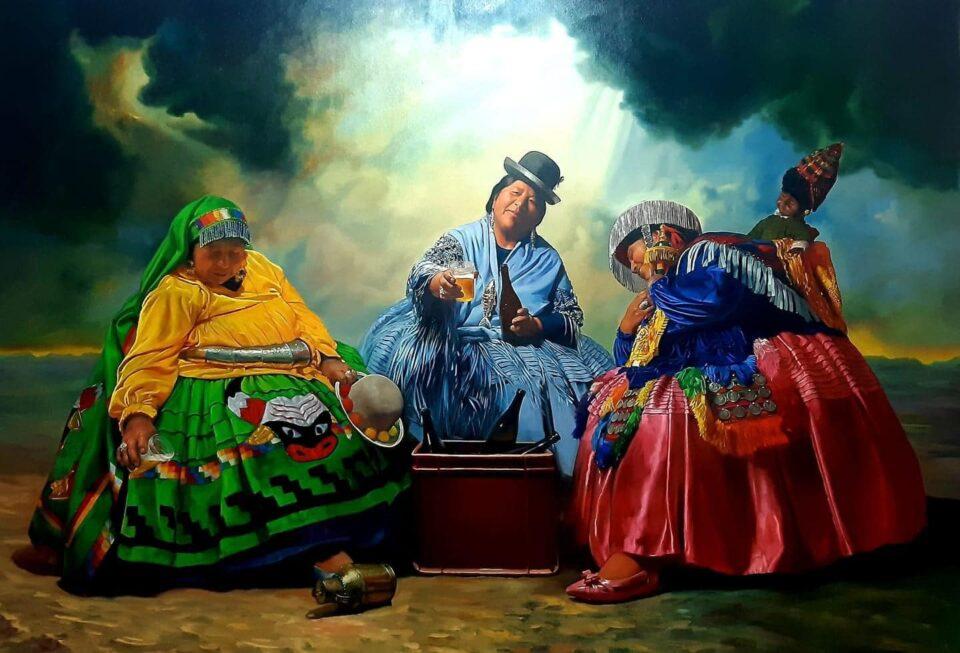 El pintor alteño Cristhian Laime expondrá su arte en París