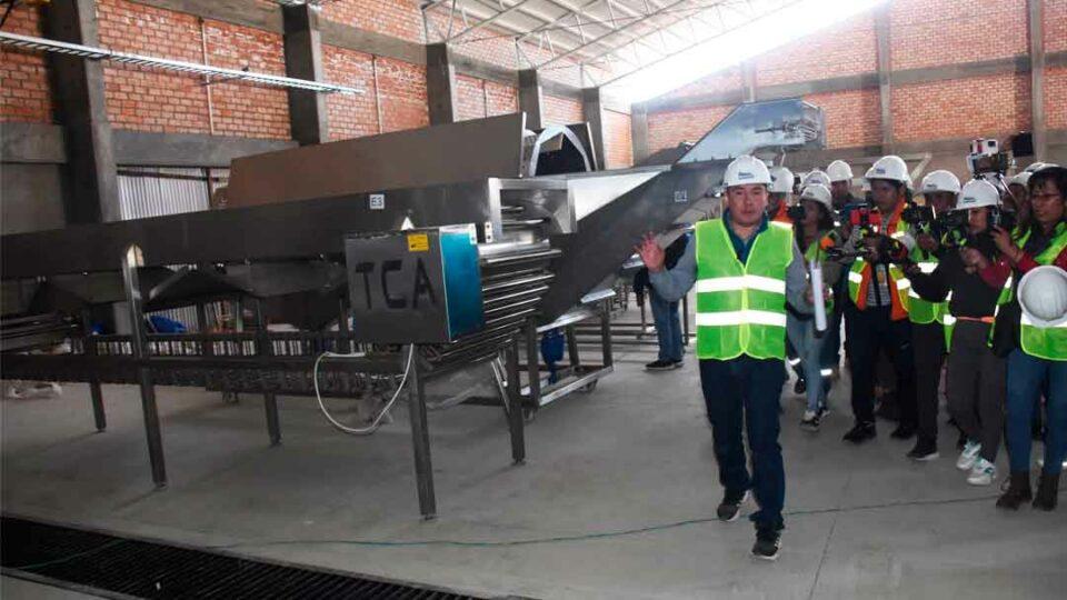 Termina la construcción de la planta de acopio, almacenamiento y procesamiento de papa