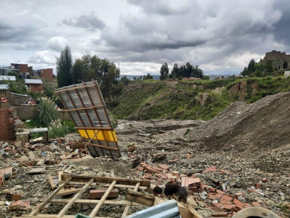 Cultivos afectados por las lluvias en Achocalla, vecinos piden ayuda