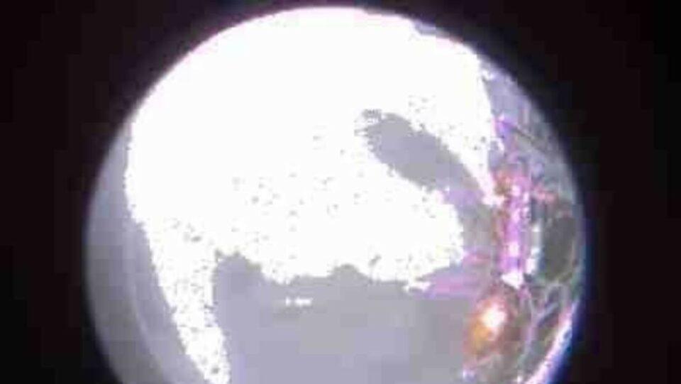 El módulo lunar Odysseus revela sus primeras imágenes del polo sur de la Luna