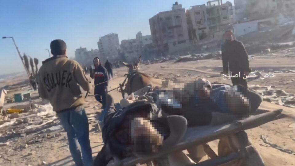 Ataque israelí en Gaza deja 104 muertos y 760 heridos