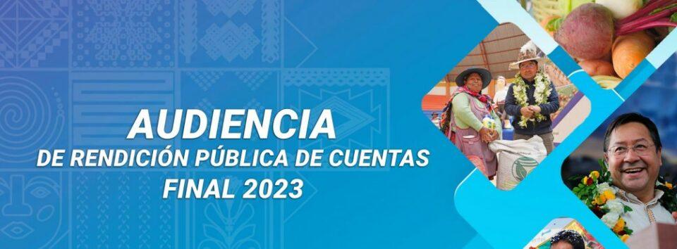 Control Social de Soberanía Alimentaria celebra logros en Audiencia de Rendición de Cuentas Final 2023