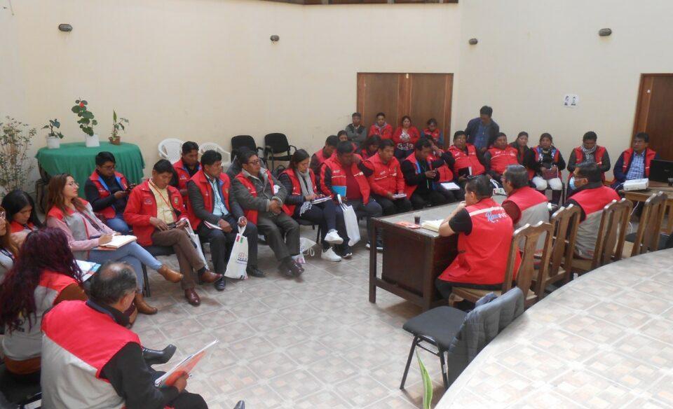 Subalcaldes de El Alto y el INE coordinan acciones para el Censo 2024