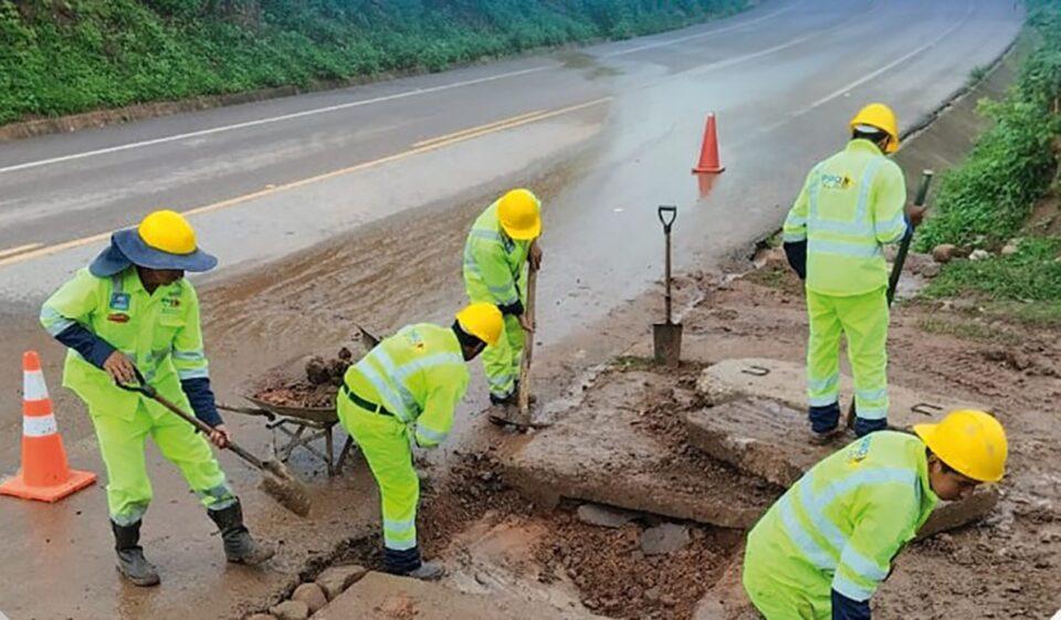 El ministro de Obras Públicas afirmó que algunas carreteras que se vieron afectadas por las lluvias