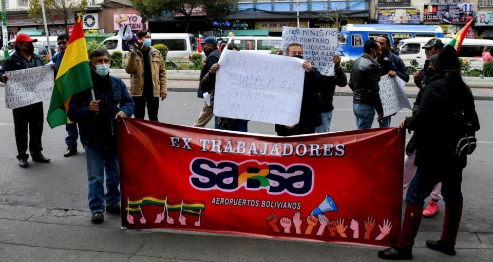 Extrabajadores de Sabsa denuncian impago de finiquitos por parte del Gobierno después de dos años de su despido