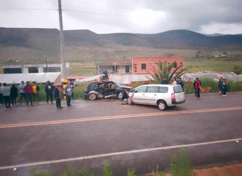 Potosí: Un accidente entre dos vehículos sin placas cobró la vida de un niño y un adolescente