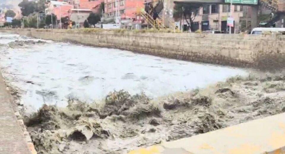 Incremento de hasta 70 cm en el caudal de los ríos Choqueyapu, Orkojahuira e Irpavi en La Paz