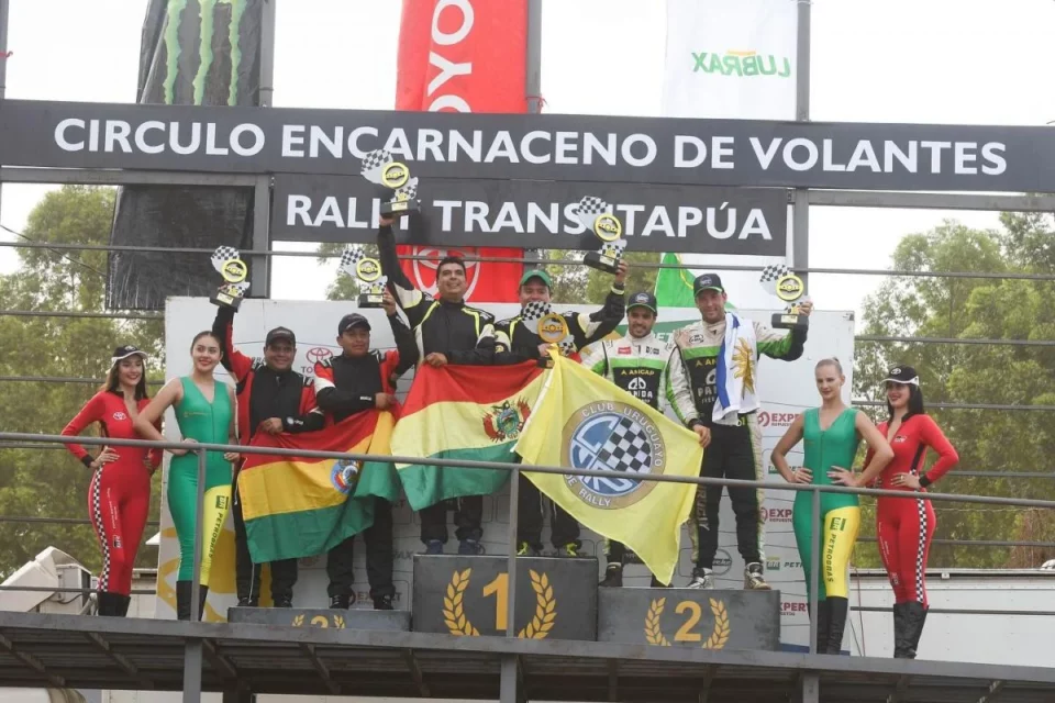Rolando Careaga se coronó campeón de la categoría CO2, en el Rally Trans Itapúa, de Paraguay