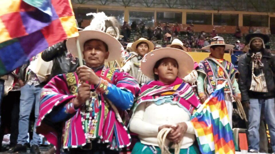 Presidente Arce felicitó la elección de los nuevos Jiliri Apu Mallku y Jiliri Irpiri Mallku del Conamaq