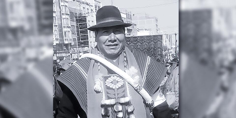 Arce lamenta la muerte de un dirigente de la CSUTCB