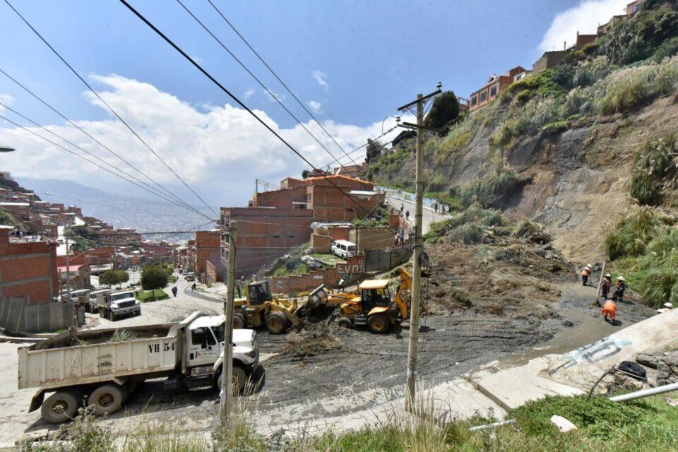 En solo 24 horas las lluvias causaron 95 emergencias en La Paz