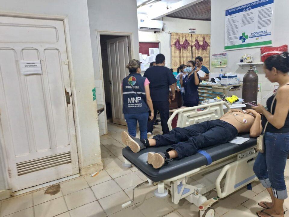 En Pando, 92 jóvenes, entre conscriptos, supervisores censales y policías, sufrieron intoxicación alimentaria