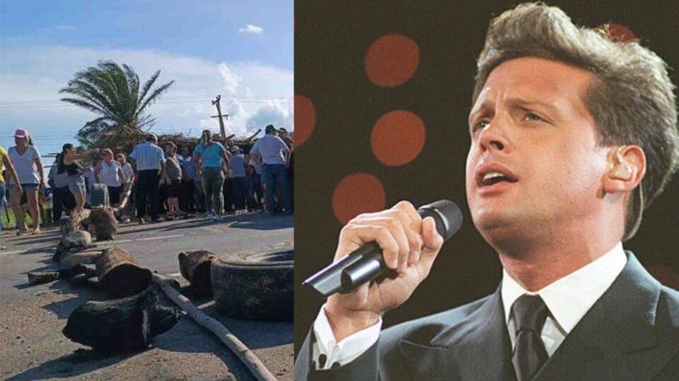 Se cancela el concierto de Luis Miguel en Santa Cruz a causa de los bloqueos