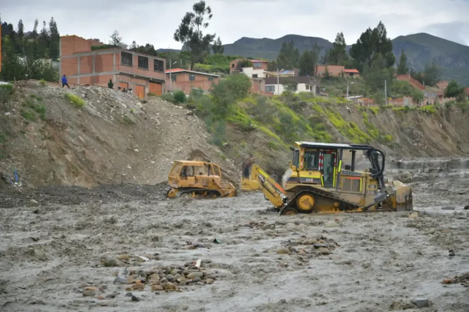 Viceministro de Defensa Civil denuncia que la intervención del río Aruntaya fue imprudente por parte de la Alcaldía de La Paz
