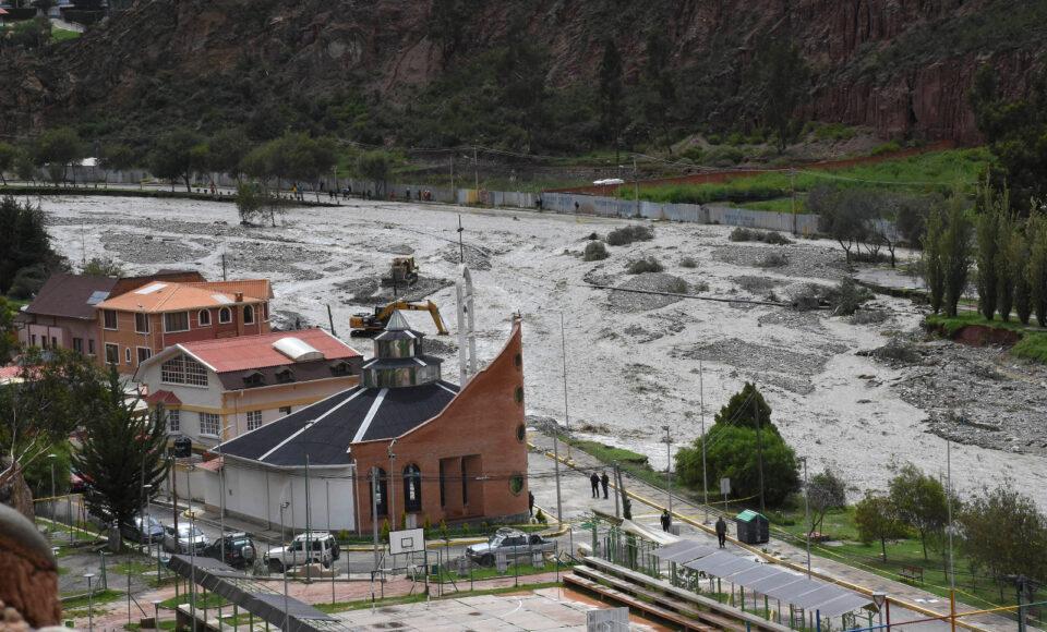 Desborde de los ríos Choqueyapu y La Paz causó emergencias en la zona Sur de la urbe paceña