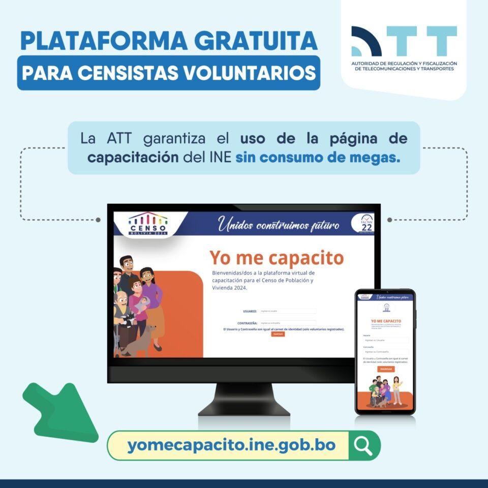 Censistas tendrán acceso gratuito a la plataforma de capacitación del INE