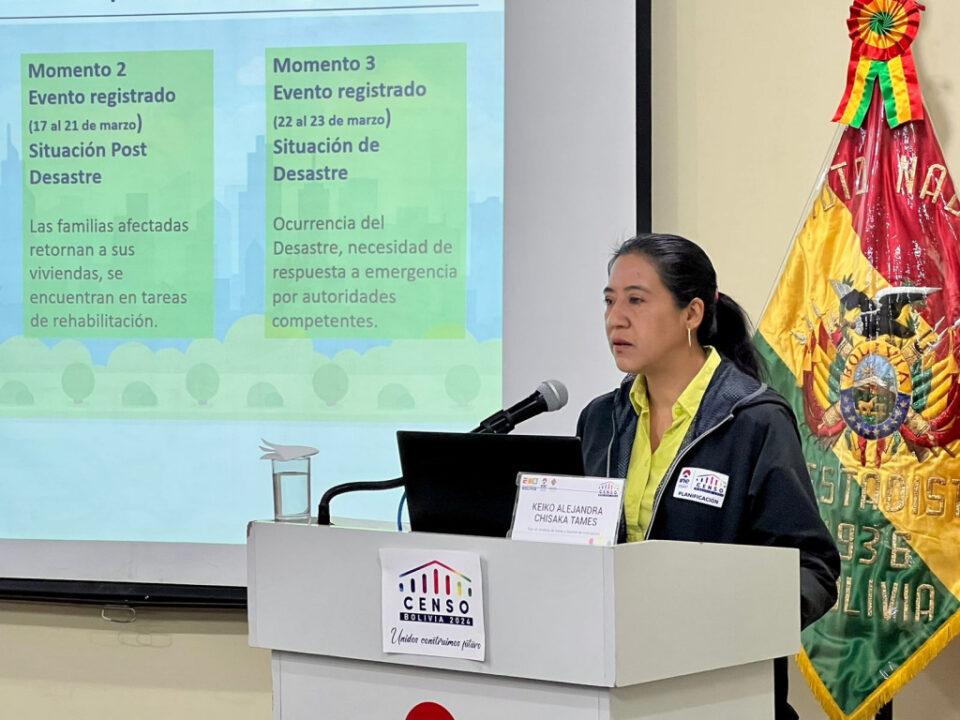 INE desarrolla protocolo ante posibles desastres naturales el día del Censo