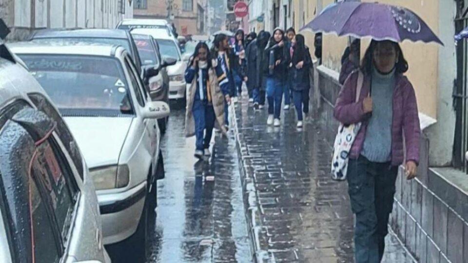 Senamhi pronostico cielos nubosos, lluvias y tormentas eléctricas en el altiplano, trópico y valle hasta el fin de semana