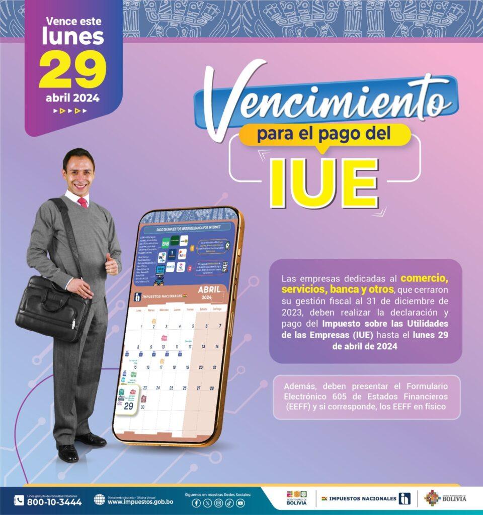 SIN recuerda que el 29 de abril vence pago del Impuesto sobre las Utilidades de las Empresas