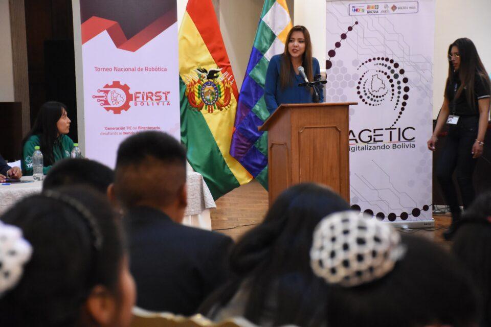 El Gobierno lanza VII torneo nacional de robótica “First Bolivia”