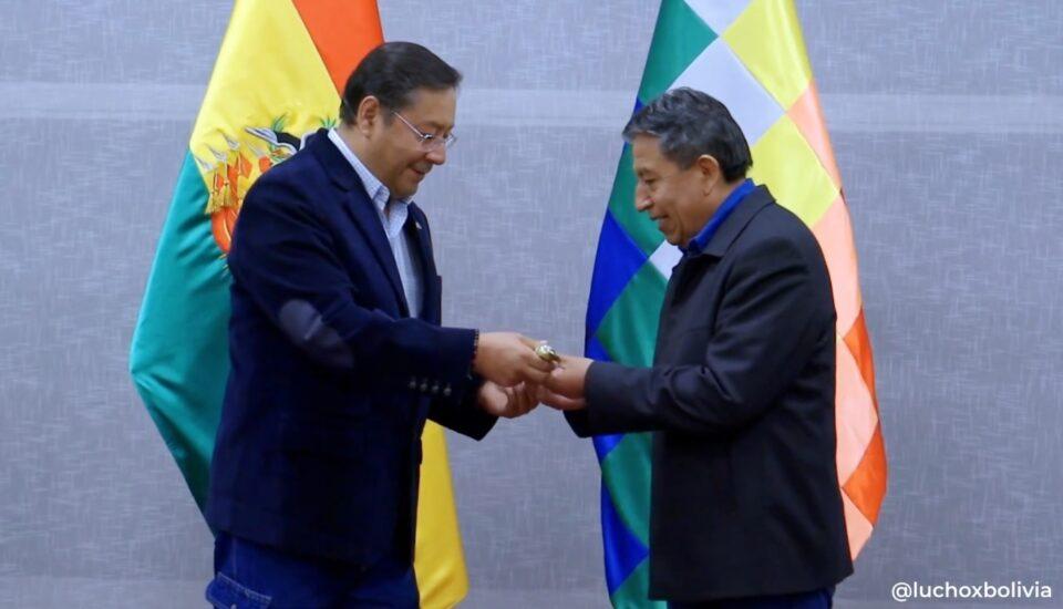 Arce deja el bastón de mando a Choquehuanca para ir a la Cumbre de Jefes de Estado y de Gobierno del ALBA – TCP en Venezuela