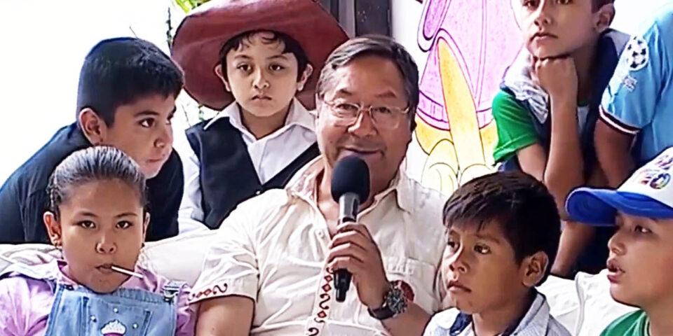 Luis Arce en el Día del Niño: Somos un Gobierno que quiere a los niños