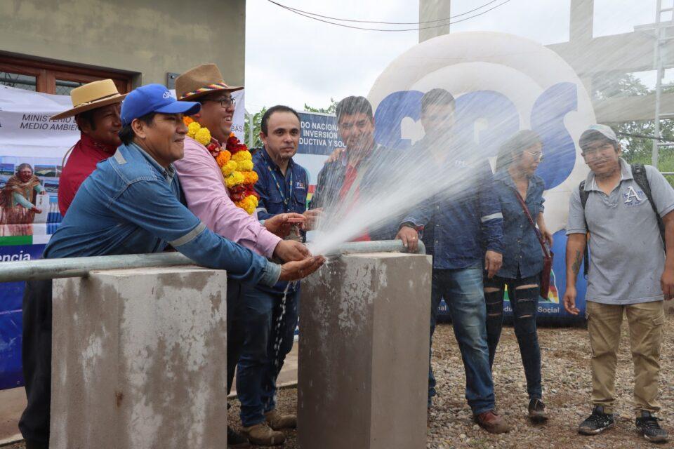 En Tarija, el agua potable llegó al 96% y de saneamiento básico al 86%