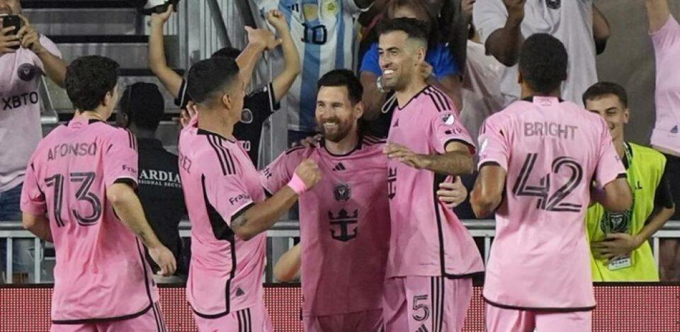 Inter Miami vence a Nashville con goles de Messi y Busquets