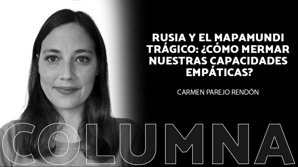 Rusia y el mapamundi trágico: ¿cómo mermar nuestras capacidades empáticas? Hace unos años se popularizó en internet un meme que establecía un mapamundi trágico, en relación a cómo son presentados desde una perspectiva emocional los distintos sucesos dramáticos que ocurren por el mundo en función de donde se produzcan. Así, se señalaba que solo eran presentadas como grandes tragedias las que tenían lugar en lo que habitualmente llamamos Occidente: EEUU, Europa occidental y Australia.