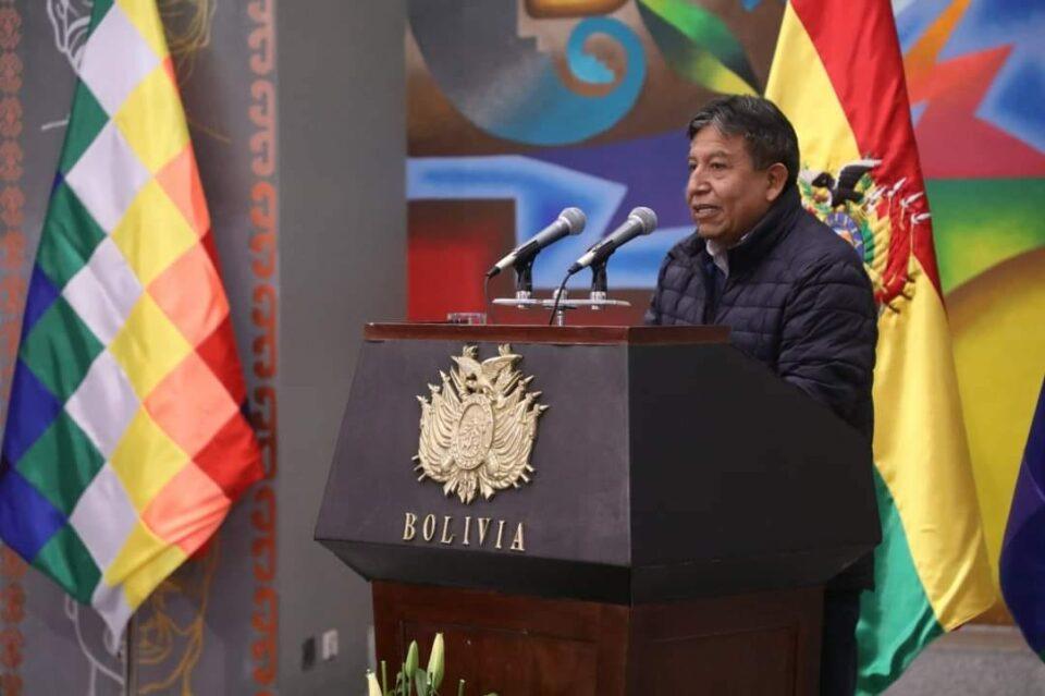Choquehuanca pide unificar fuerzas entre bolivianos para frenar el racismo