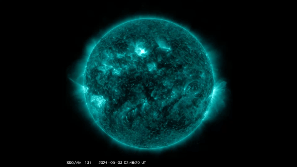 Registran potentes llamaradas en el Sol