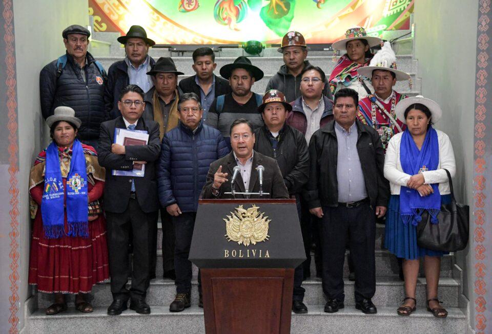 Presidente Arce abrogó el DS 5143 de Derechos Reales