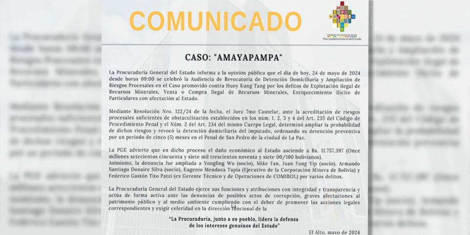 Juez ordena detención preventiva para Huoy Kung Tang en San Pedro