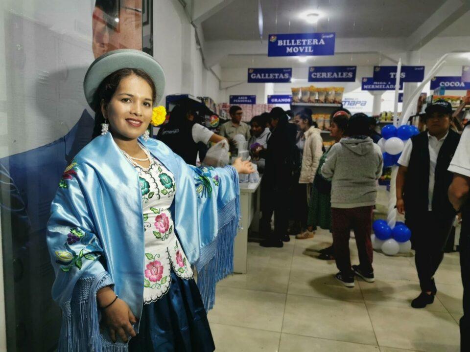 Emapa abre supermercado con 700 tipos de productos nacionales a precio justo en la frontera Bermejo
