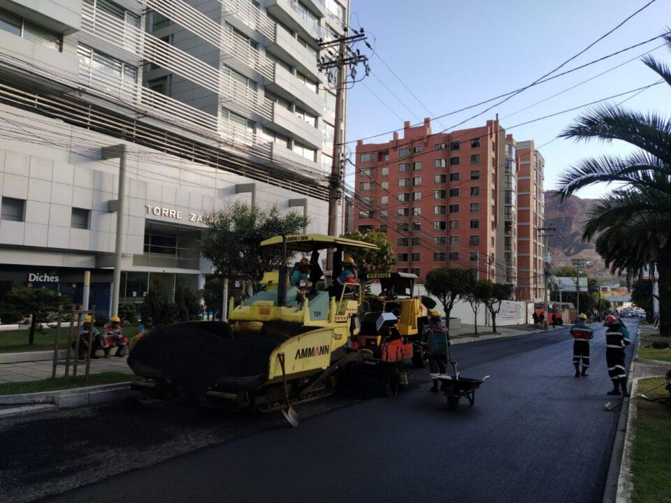 Alcaldía de La Paz anuncia el cierre de un tramo de la avenida Ballivián este martes
