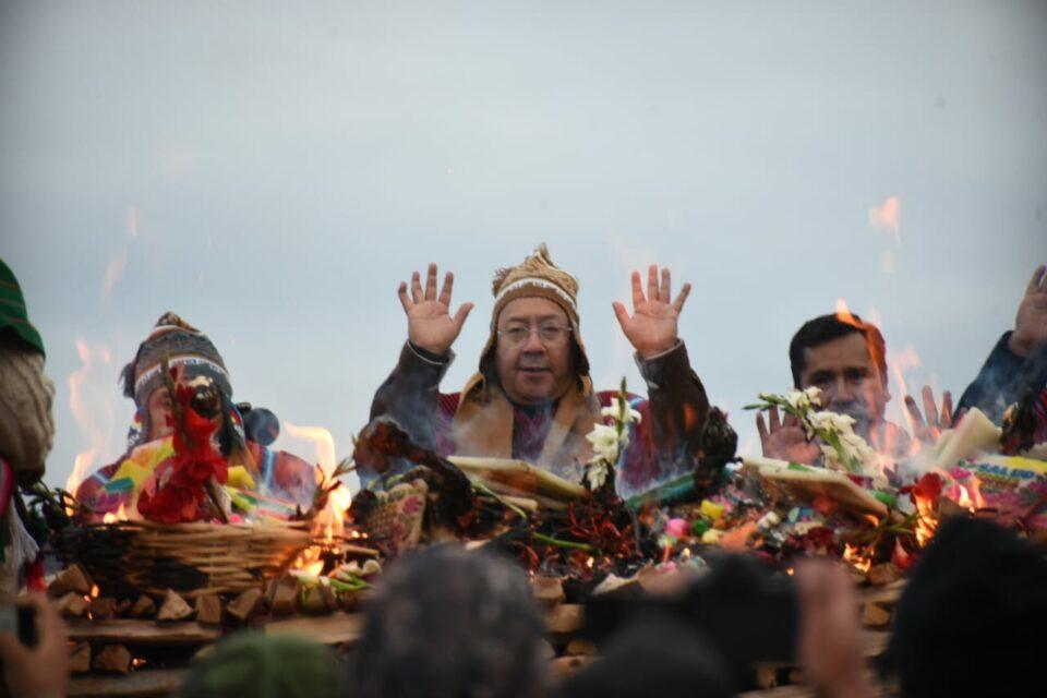 Presidente Arce pide un año nuevo sin peleas ni discordias y más producción agropecuaria